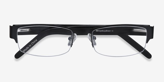 Chilliwack Black MetalEyeglass Frames from EyeBuyDirect, Closed View