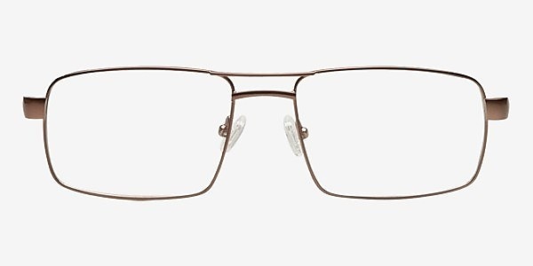 Ilansky Brown Metal Eyeglass Frames