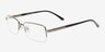 Atkarsk Gunmetal MetalEyeglass Frames from EyeBuyDirect, Angle View