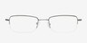 Arsenyev Gunmetal MetalEyeglass Frames from EyeBuyDirect, Front View
