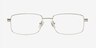 Chaplygin Argenté MétalMontures de lunettes de vue d'EyeBuyDirect, Vue de Face