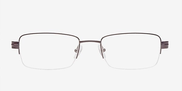 Kubinka Brown Metal Eyeglass Frames