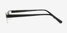 90702 Black MetalEyeglass Frames from EyeBuyDirect, Side View