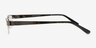 90702 Gunmetal MétalMontures de lunettes de vue d'EyeBuyDirect, Vue de Côté