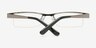 90702 Gunmetal MétalMontures de lunettes de vue d'EyeBuyDirect, Vue Rapprochée