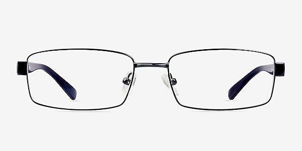 HD6225 Blue Metal Eyeglass Frames