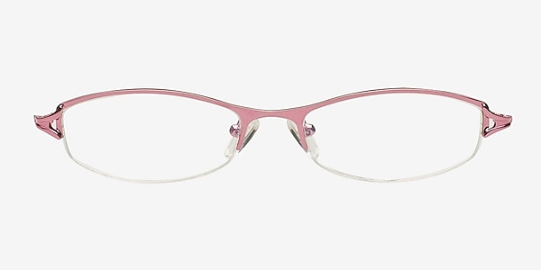 HD6303 Pink Metal Eyeglass Frames