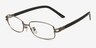 YT203 Gunmetal MetalEyeglass Frames from EyeBuyDirect, Angle View