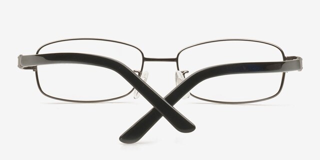 YT203 Gunmetal MetalEyeglass Frames from EyeBuyDirect, Closed View