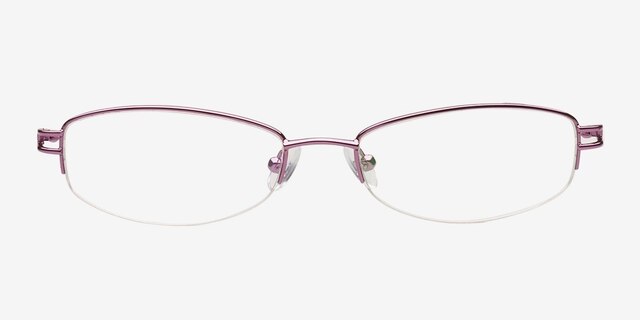 9068 Purple MetalEyeglass Frames from EyeBuyDirect, Front View