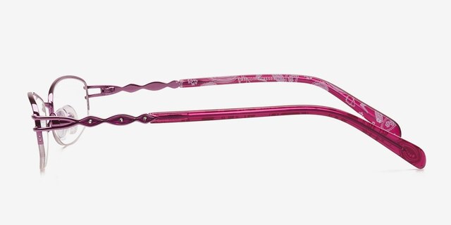 9068 Purple MetalEyeglass Frames from EyeBuyDirect, Side View