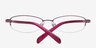 9068 Purple MetalEyeglass Frames from EyeBuyDirect, Closed View