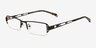 9021 Black MetalEyeglass Frames from EyeBuyDirect, Angle View