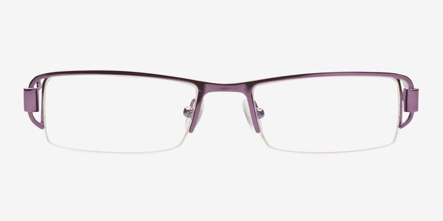 9021 Purple MetalEyeglass Frames from EyeBuyDirect, Front View