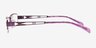 9021 Purple MetalEyeglass Frames from EyeBuyDirect, Side View