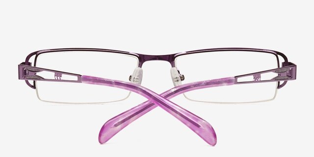 9021 Purple MetalEyeglass Frames from EyeBuyDirect, Closed View