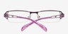 9021 Purple MetalEyeglass Frames from EyeBuyDirect, Closed View