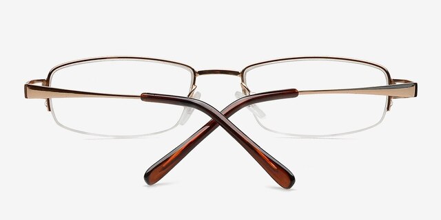 Chyormoz Golden MetalEyeglass Frames from EyeBuyDirect, Closed View