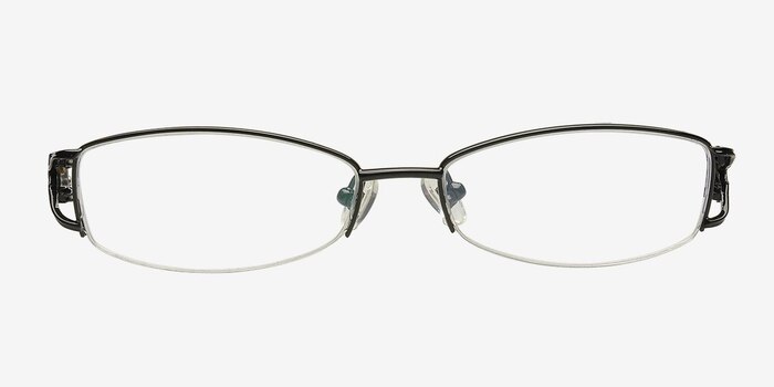 1210 Noir Métal Montures de lunettes de vue d'EyeBuyDirect