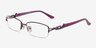 1328 Purple MetalEyeglass Frames from EyeBuyDirect, Angle View