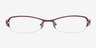 6873 Purple MetalEyeglass Frames from EyeBuyDirect, Front View