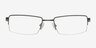 Vishera Black MetalEyeglass Frames from EyeBuyDirect, Front View