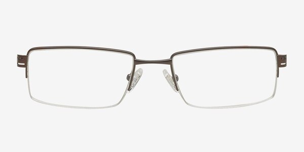 Vishera Brun Métal Montures de lunettes de vue