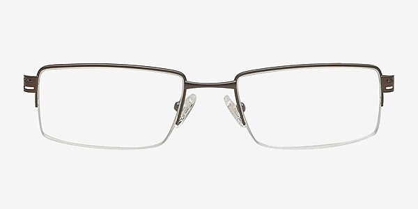 Vishera Brun Métal Montures de lunettes de vue
