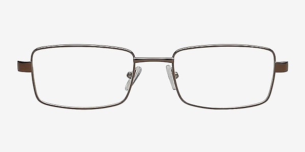 Velsk Brown Metal Eyeglass Frames
