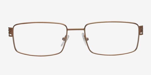 Puchezh Brown Metal Eyeglass Frames