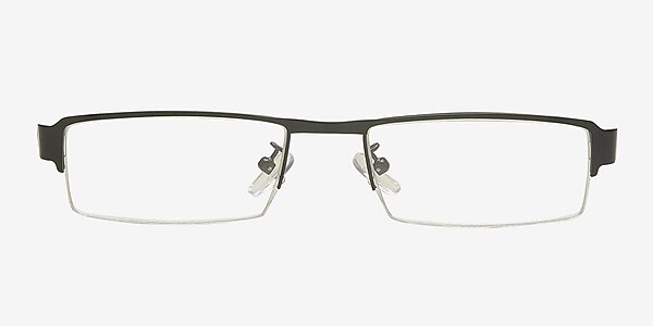 Shatsk Black Metal Eyeglass Frames