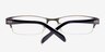 Udomlya Silver MetalEyeglass Frames from EyeBuyDirect, Closed View
