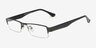 Valday Black MetalEyeglass Frames from EyeBuyDirect, Angle View