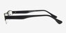 Valday Black MetalEyeglass Frames from EyeBuyDirect, Side View