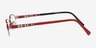 6310 Burgundy MetalEyeglass Frames from EyeBuyDirect, Side View