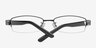 Othello Noir MétalMontures de lunettes de vue d'EyeBuyDirect, Vue Rapprochée