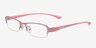 Kennewick Pink MetalEyeglass Frames from EyeBuyDirect, Angle View