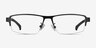 Lewis Black MetalEyeglass Frames from EyeBuyDirect, Front View