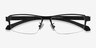 Lewis Black MetalEyeglass Frames from EyeBuyDirect, Closed View