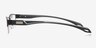 Cheney Black MetalEyeglass Frames from EyeBuyDirect, Side View