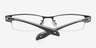 Cheney Black MetalEyeglass Frames from EyeBuyDirect, Closed View