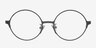 Wenachee Black MetalEyeglass Frames from EyeBuyDirect, Front View