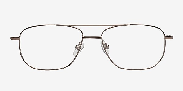 Moses Coffee Metal Eyeglass Frames