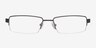 Aarav Black MetalEyeglass Frames from EyeBuyDirect, Front View