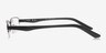 Aarav Black MetalEyeglass Frames from EyeBuyDirect, Side View