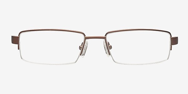 Aarav Brown Metal Eyeglass Frames