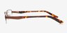 Aarav Brown MetalEyeglass Frames from EyeBuyDirect, Side View