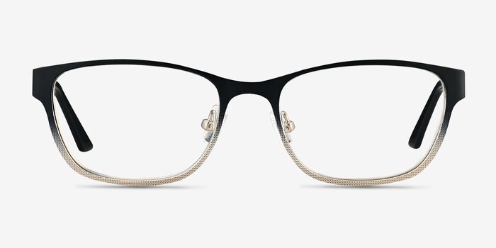 Adrien Black Metal Eyeglass Frames from EyeBuyDirect