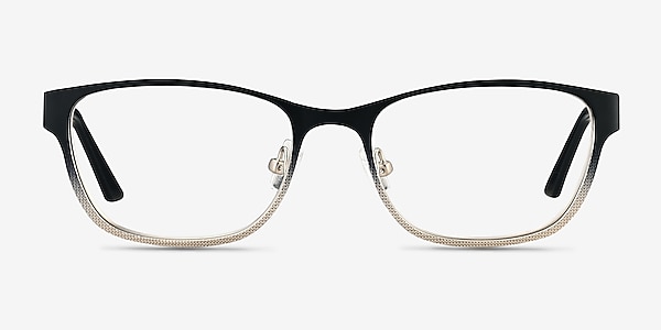 Adrien Black Metal Eyeglass Frames