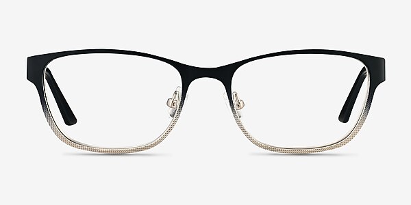 Adrien Black Metal Eyeglass Frames